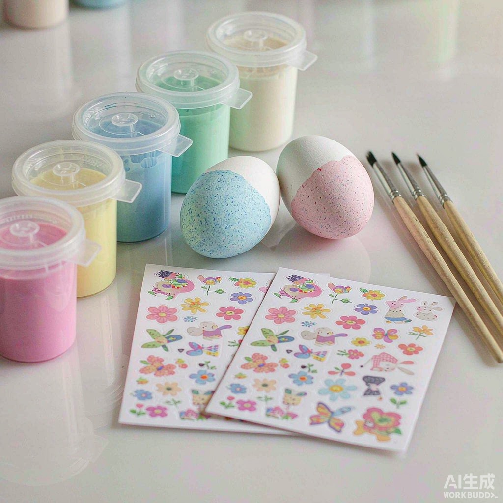 DIY Easter egg decorating kit